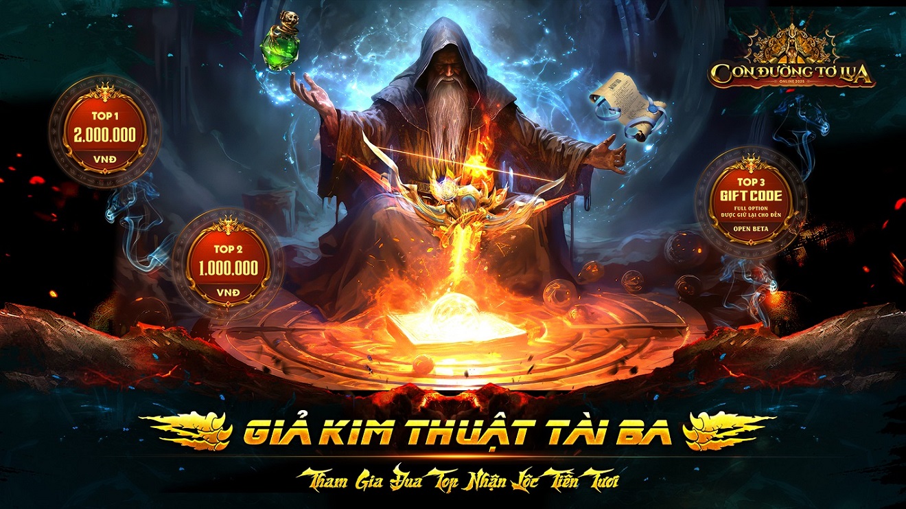🔥 SỰ KIỆN GIẢ KIM THUẬT – CHẠM VÀO BÍ MẬT HOÁ VÀNG HUYỀN THOẠI 🔥