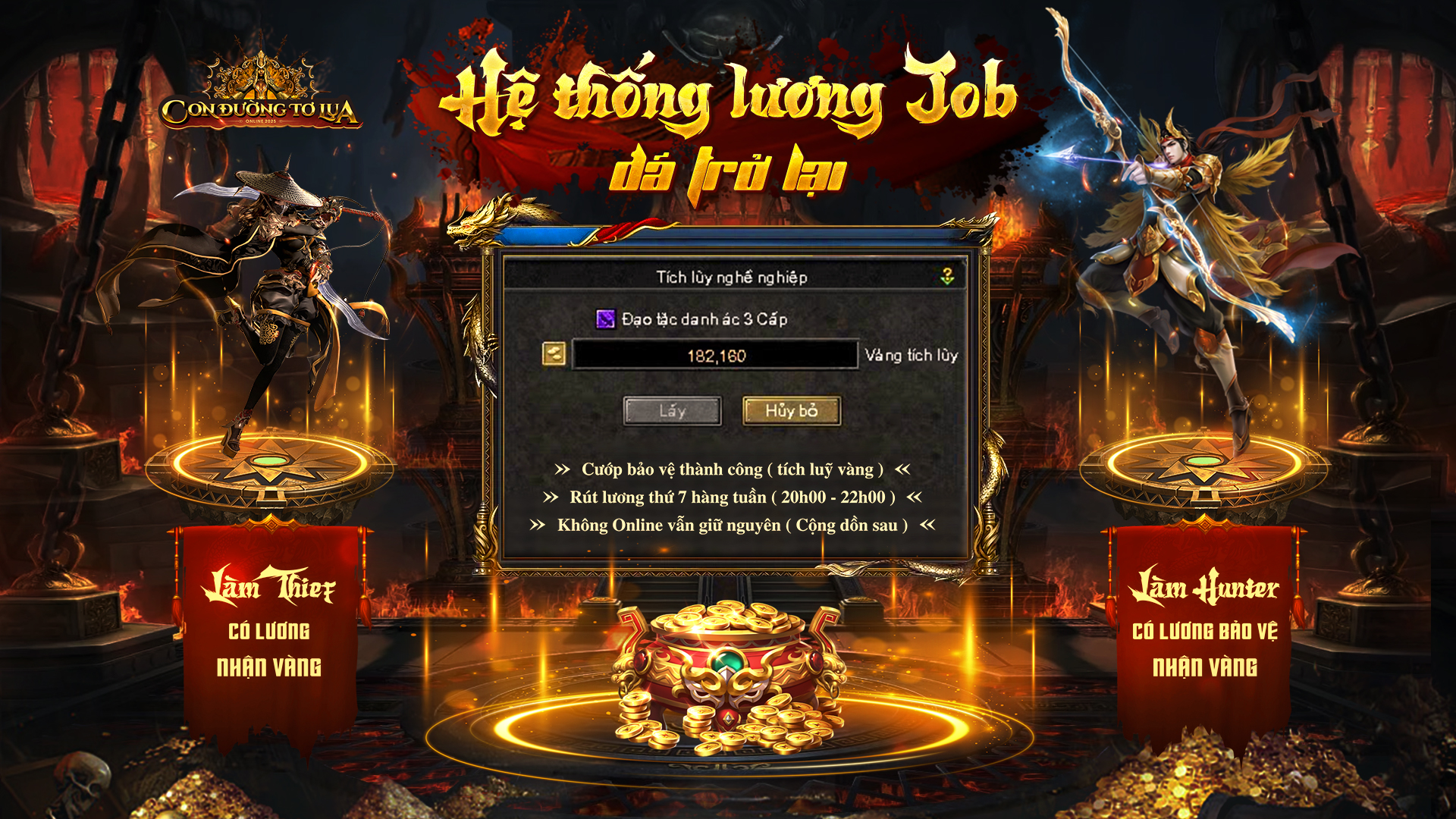 🔥 HỆ THỐNG LƯƠNG JOB – HUYỀN THOẠI TRỞ LẠI! 🔥